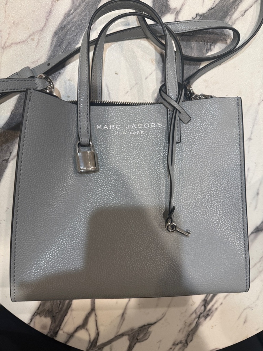 Marc Jacobs Mini Grind Leather Crossbody Bag Purse
